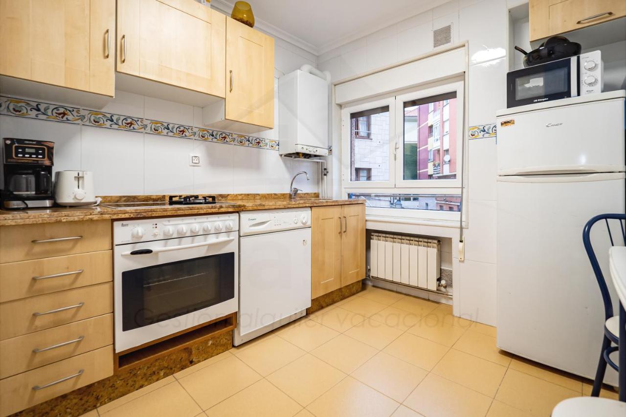 Apartamento Playa Gijon Cimadevilla Bagian luar foto