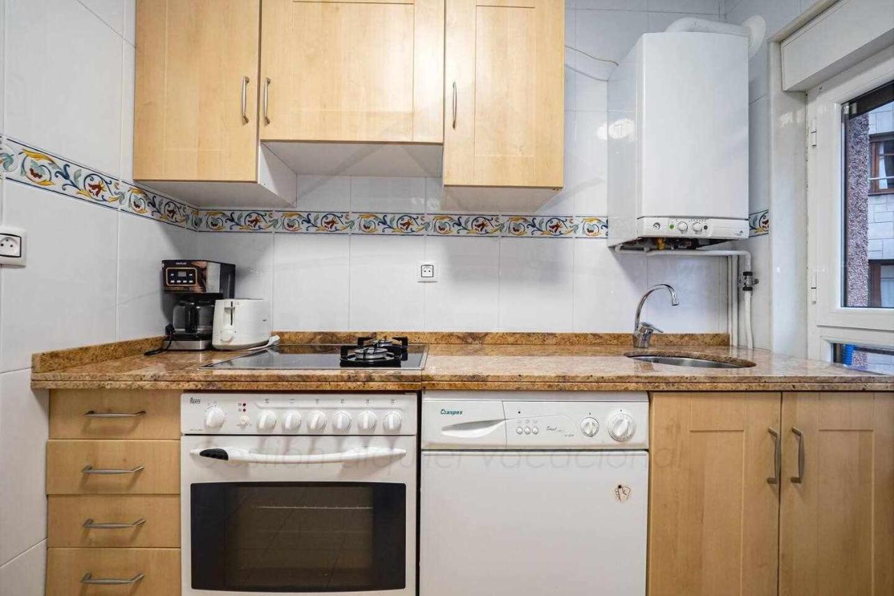 Apartamento Playa Gijon Cimadevilla Bagian luar foto
